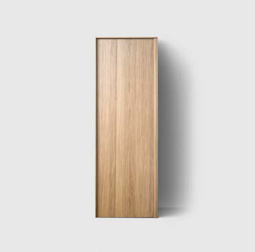 Haven H2 C74 Pocket Tvättstugeskåp i Oak Wood, vänster