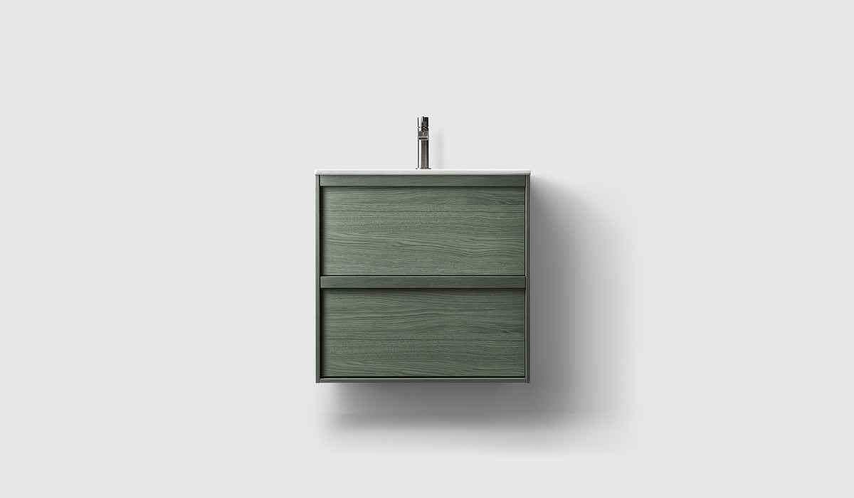 Haven H2 x Toniton med porslinstvättställ i Ash Green