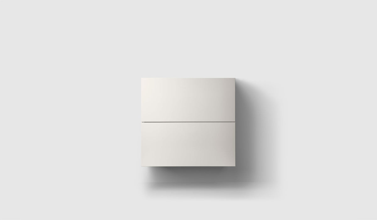 Haven H3 60S Slim kommod med porslinstvättställ i White