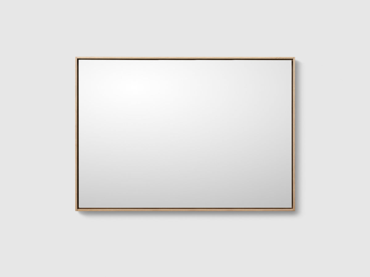 Haven M7 spegel 1200x850 mm med träram i Oak Wood