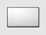 Haven M7 spegel 1400x850 mm med träram i Smoked Oak Wood med hylla