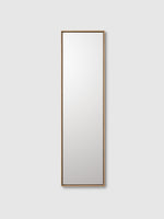 Haven M7 spegel 450x1630 mm med träram i Oak Wood