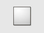 Haven M7 spegel 800x850 mm med träram i Smoked Oak Wood