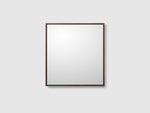 Haven M7 spegel 800x850 mm med träram i Walnut Wood