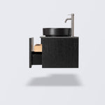 INR Air Wood 100 D Black Oak, med bänkskiva Raven