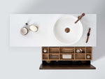 INR Air Wood 120 A Dark Oak, ovanifrån med Plus Organizer