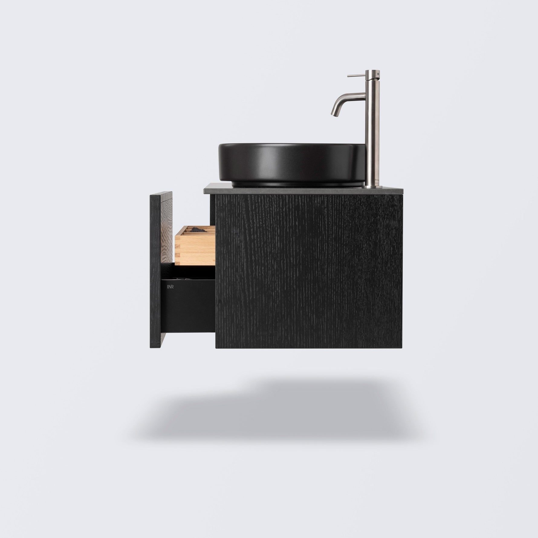 INR Air Wood 60 Black Oak, med bänkskiva Raven