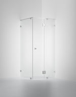Duschvägg Arc 15 Original, Opal clear, profilfärg Krom