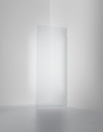 Duschvägg Arc 19 Original måttbeställd, Frostat glas, profilfärg Krom