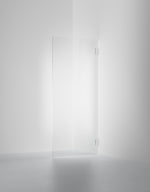 Duschvägg Arc 19 Original måttbeställd, Opal clear, profilfärg Krom