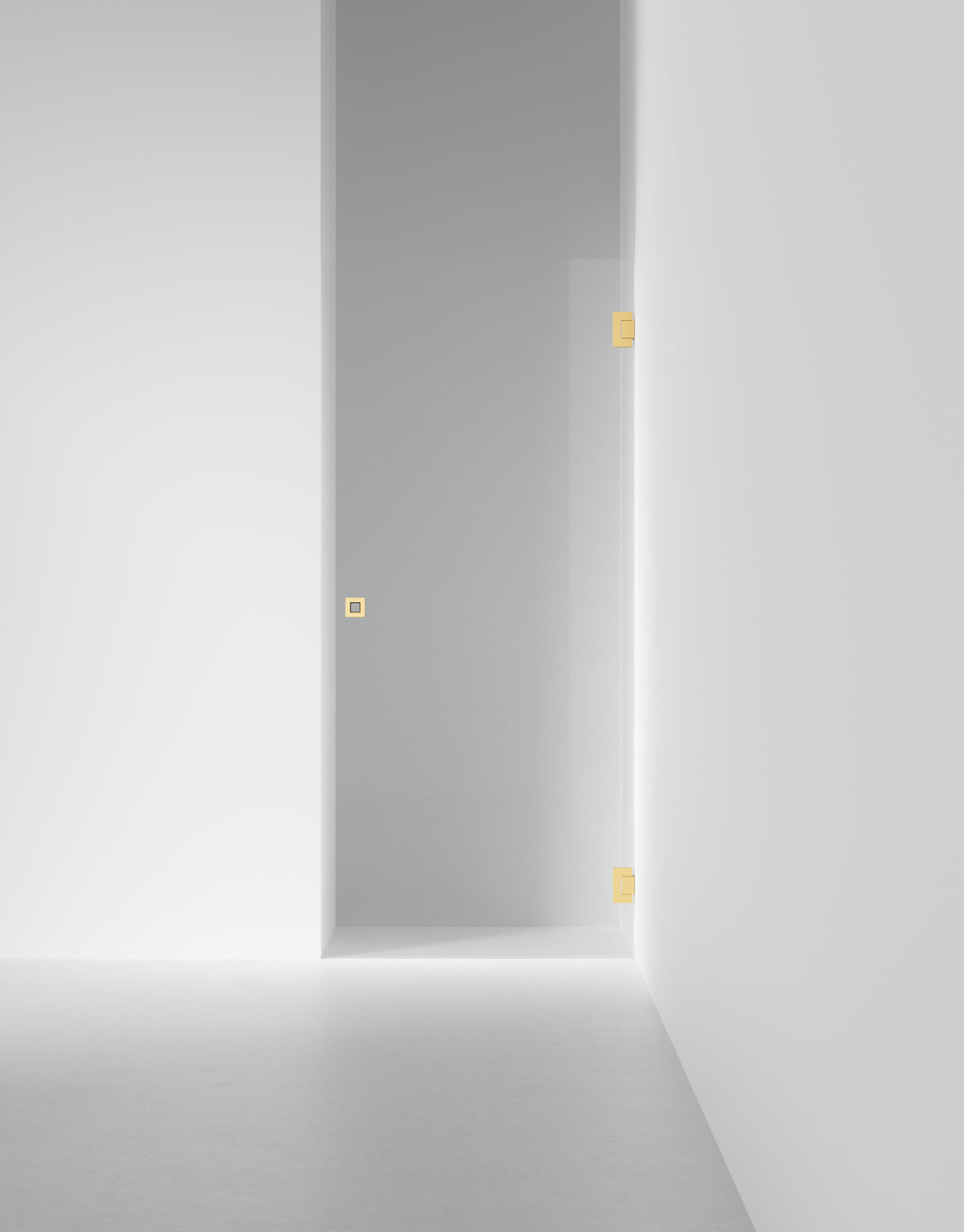 Duschvägg Arc 2 Original, Opal clear, profilfärg Massing