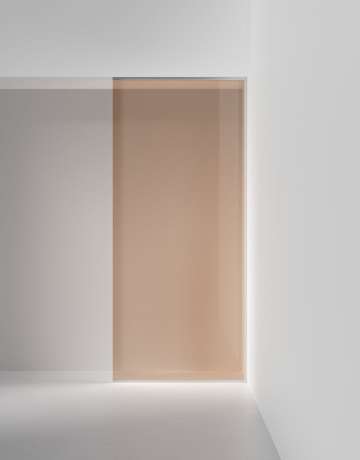 Duschvägg Arc 20 Frame XL måttbeställd, Bronsglas, profilfärg Blankpolerad