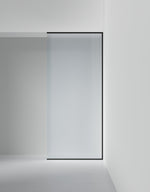 Duschvägg Arc 20 Frame XL måttbeställd, Frostat glas, profilfärg Mattsvart