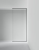 Duschvägg Arc 20 Frame XL måttbeställd, Opal clear, profilfärg Mattsvart