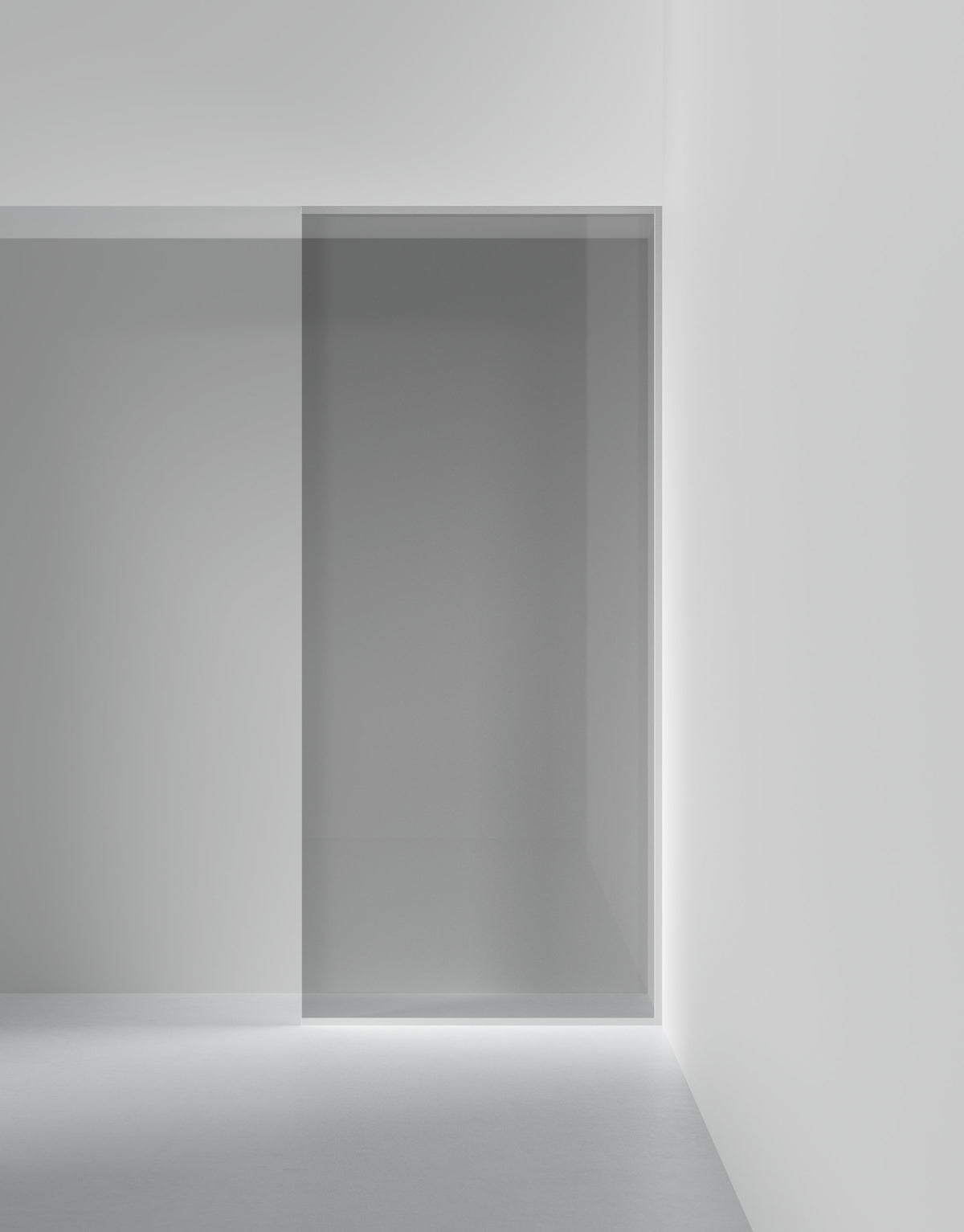 Duschvägg Arc 20 Frame XL måttbeställd, Rokglas, profilfärg Blankpolerad