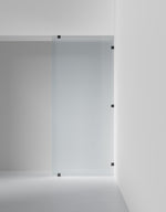 Duschvägg Arc 20 Original XL måttbeställd, Frostat glas, profilfärg Mattsvart