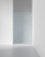 Duschvägg Arc 3 Original, Frostat glas, profilfärg Krom