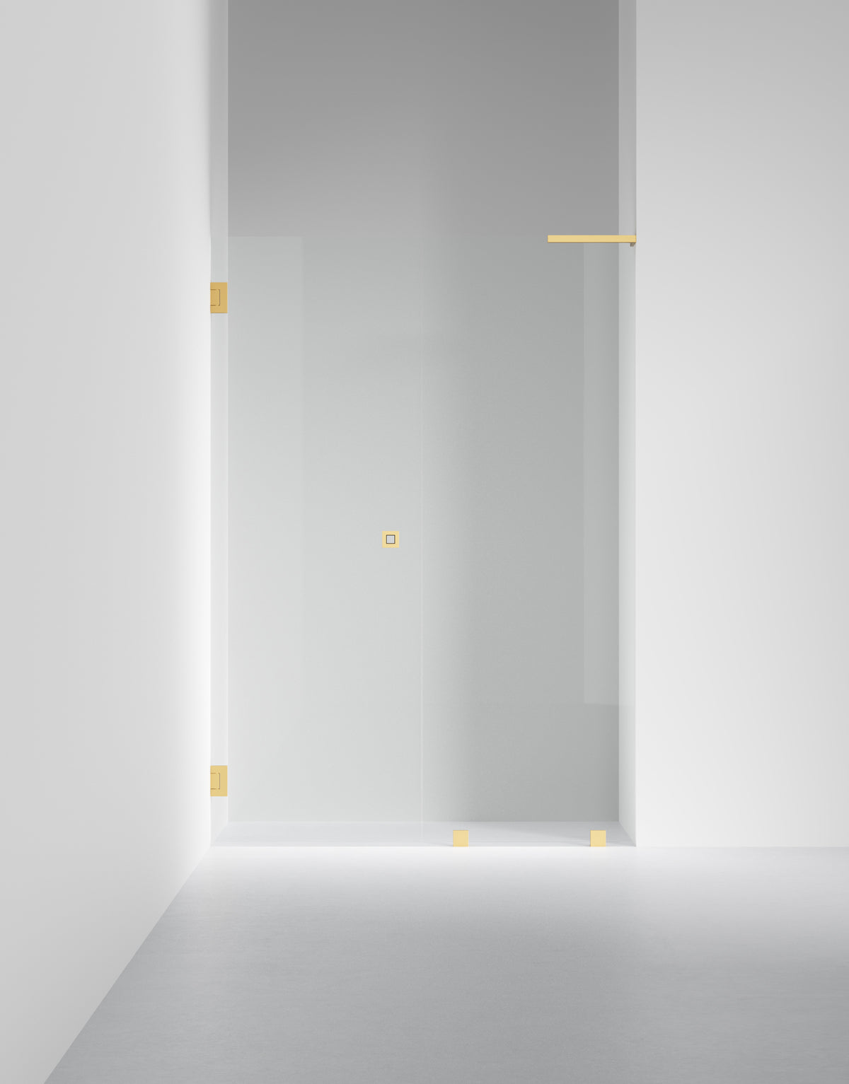 Duschvägg Arc 4 Original, Opal clear, profilfärg Massing