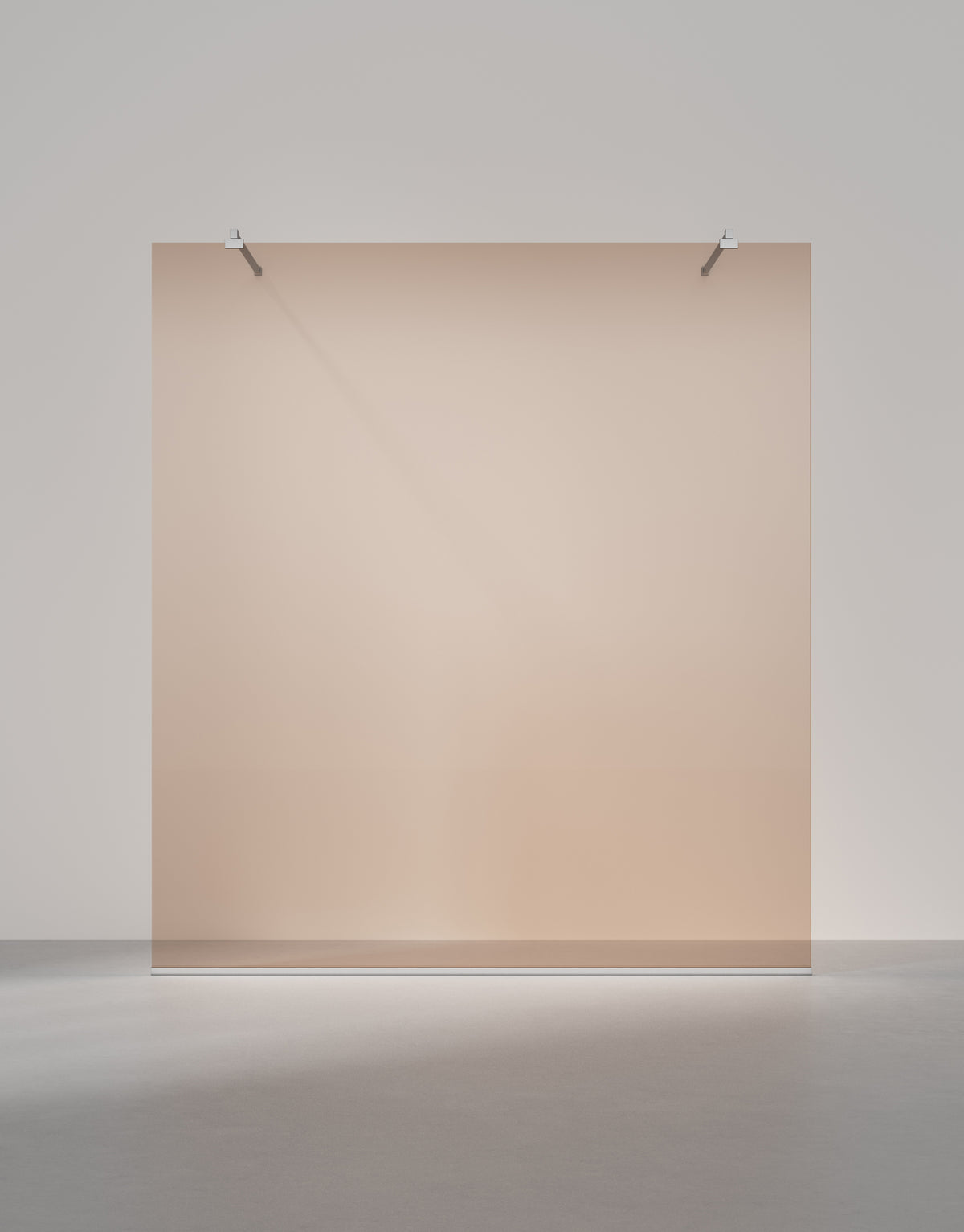 Duschvägg Arc 43 Frame måttbeställd, Bronsglas, profilfärg Krom