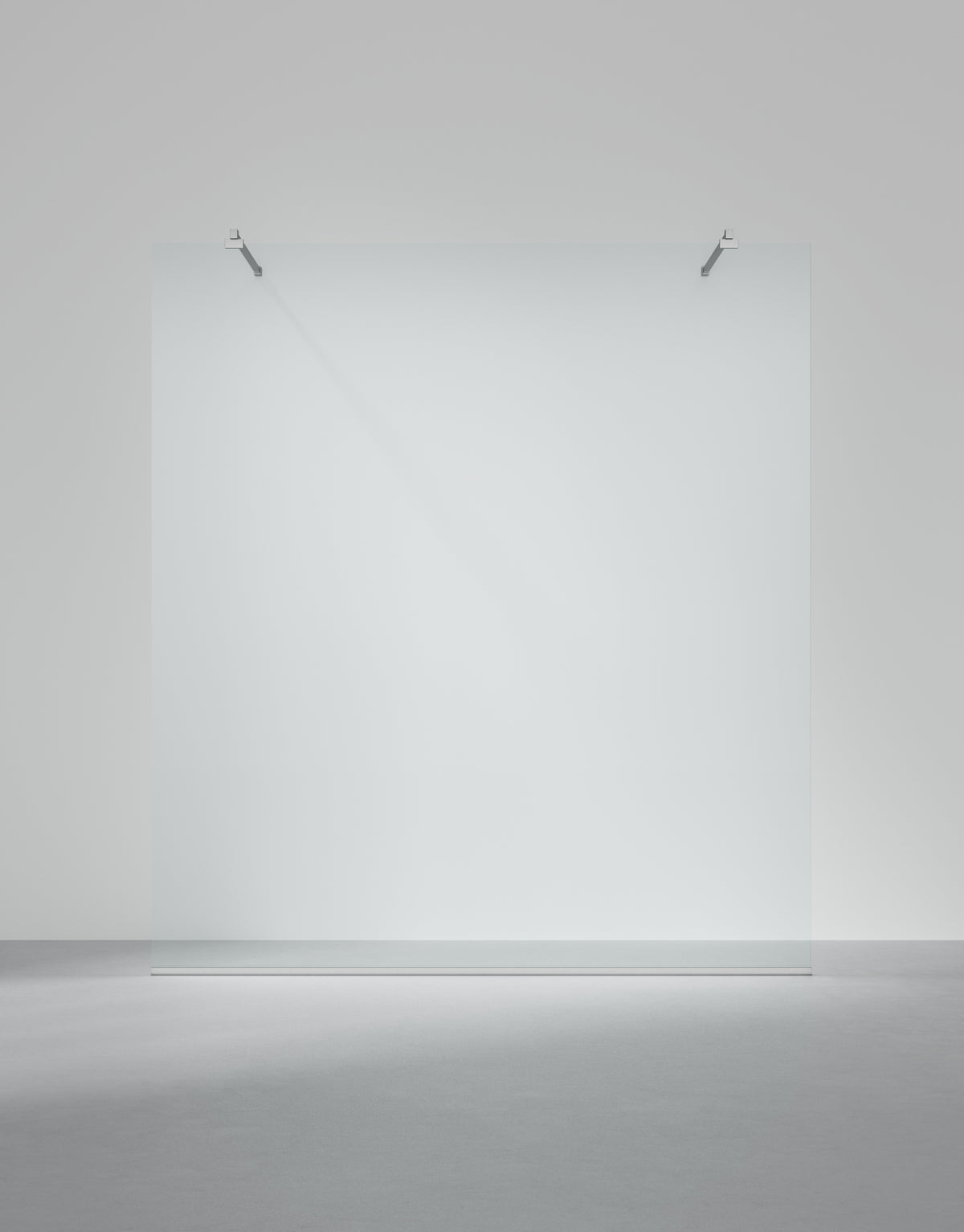 Duschvägg Arc 43 Frame måttbeställd, Klarglas, profilfärg Krom