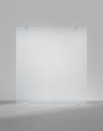 Duschvägg Arc 43 Original måttbeställd, Frostat glas, profilfärg Krom