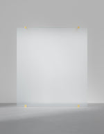 Duschvägg Arc 43 Original måttbeställd, Frostat glas, profilfärg Massing