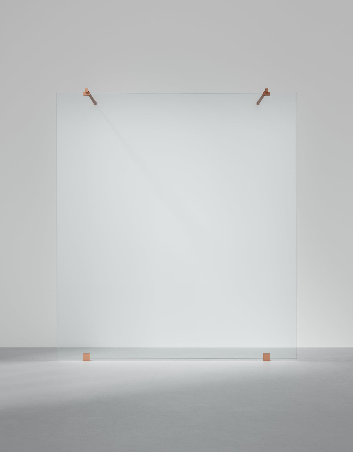 Duschvägg Arc 43 Original måttbeställd, Klarglas, profilfärg Brons