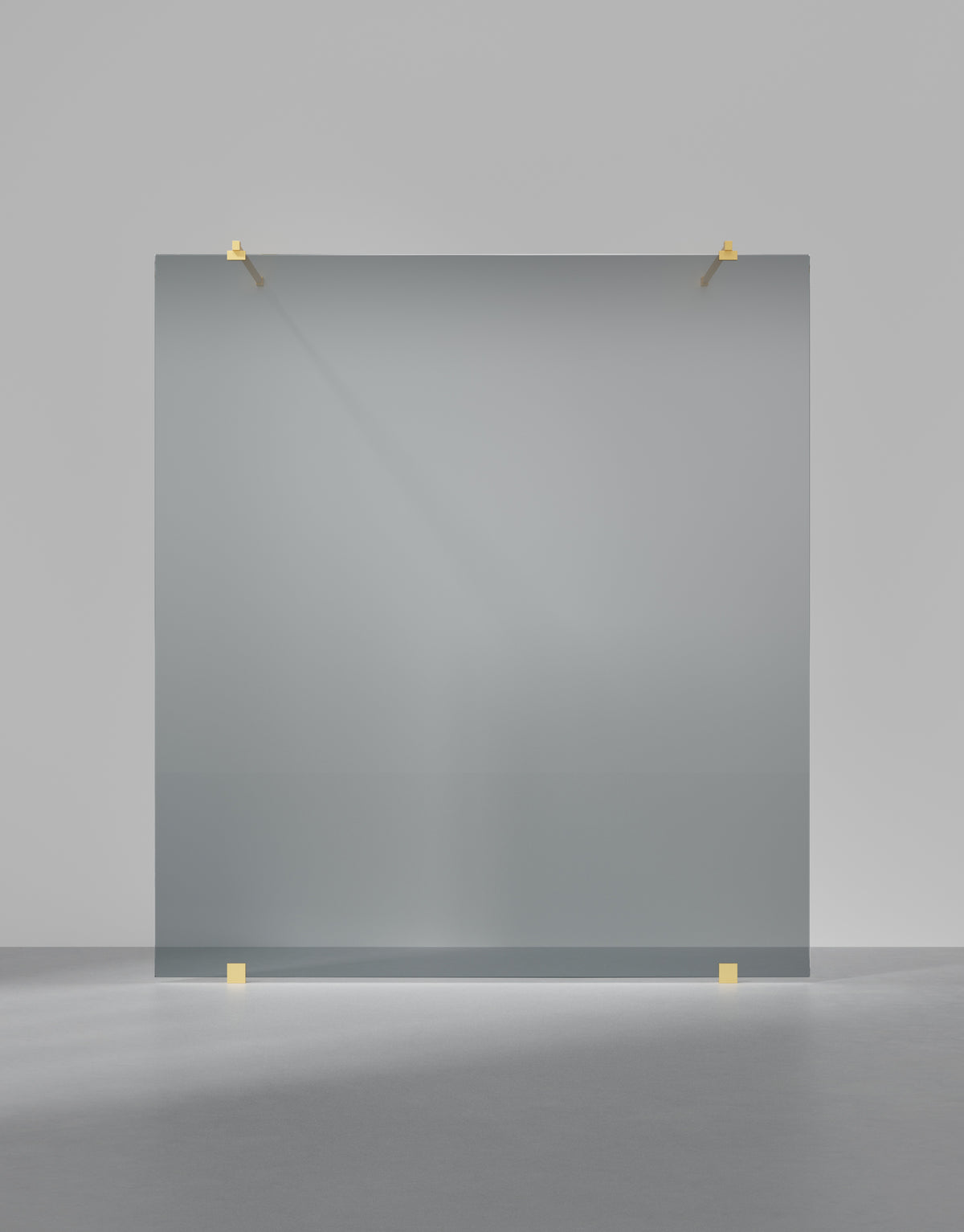 Duschvägg Arc 43 Original måttbeställd, Rokglas, profilfärg Massing