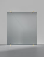 Duschvägg Arc 43 Original måttbeställd, Rokglas, profilfärg Massing
