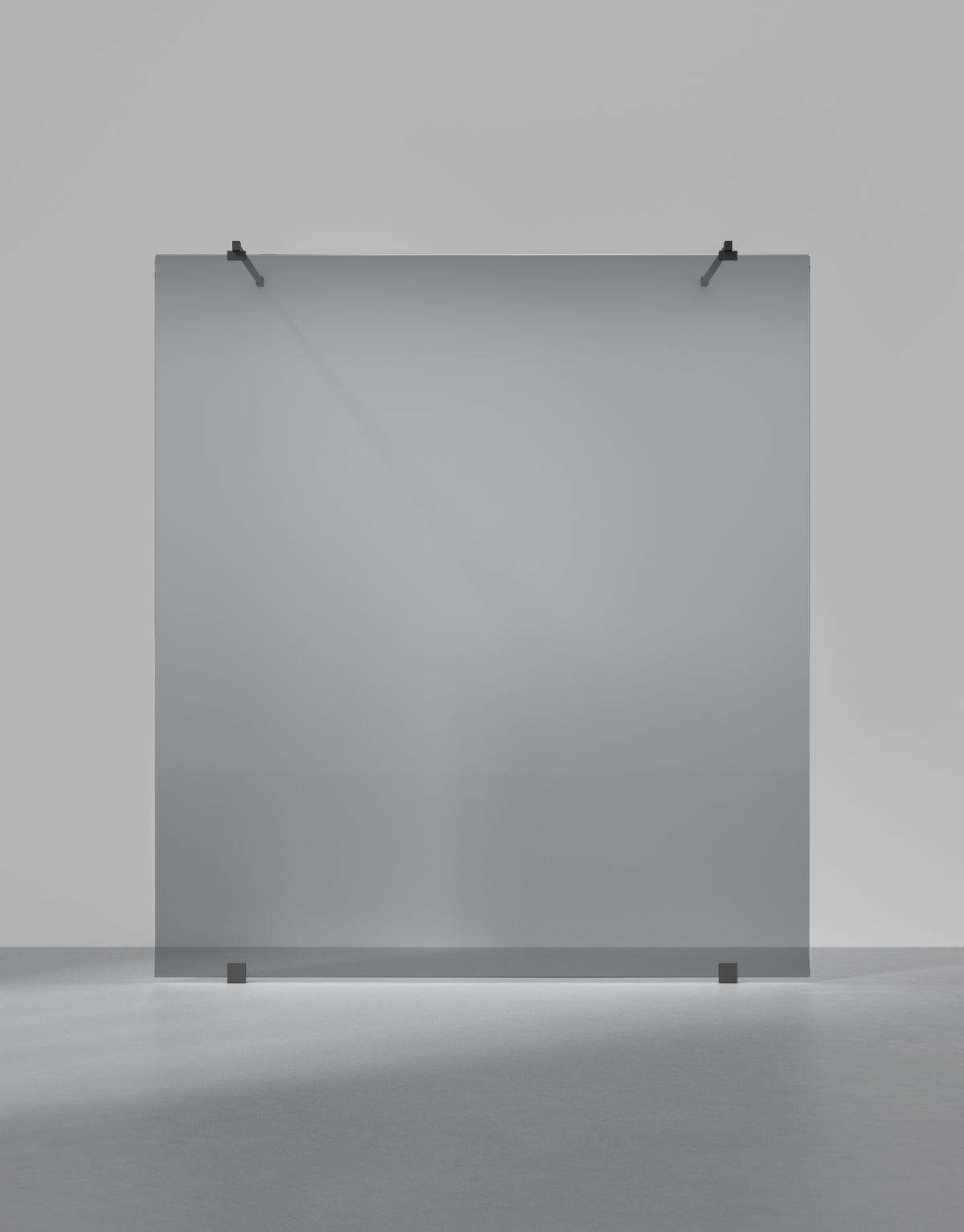 Duschvägg Arc 43 Original måttbeställd, Rokglas, profilfärg Mattsvart