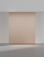 Duschvägg Arc 43 Original XL måttbeställd, Bronsglas, profilfärg Borstat stal