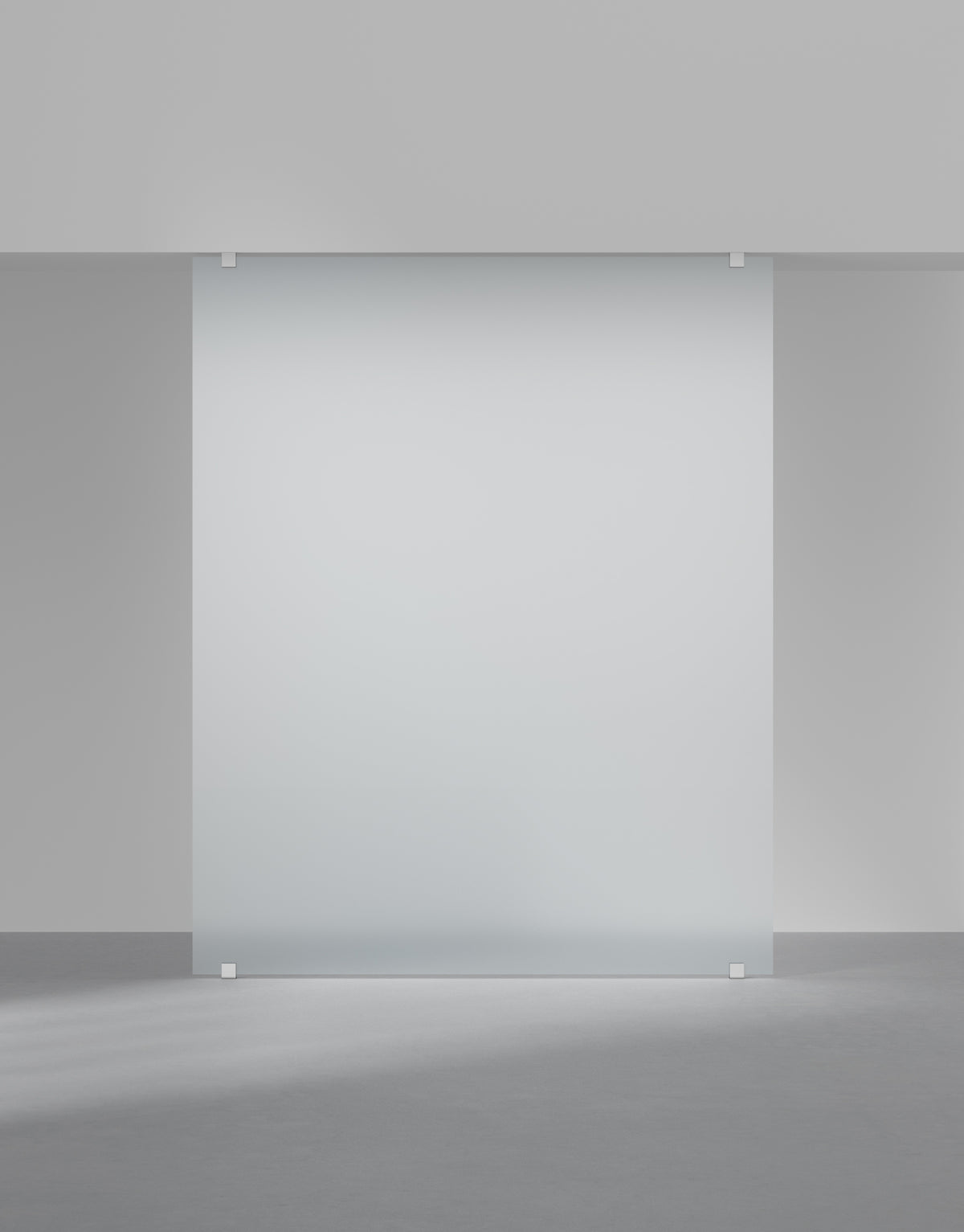 Duschvägg Arc 43 Original XL måttbeställd, Frostat glas, profilfärg Krom