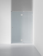 Duschvägg Arc 5 Original, Frostat glas, profilfärg Krom
