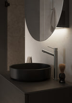 Tvättställsblandare INR Steel Vector High Brushed Stainless