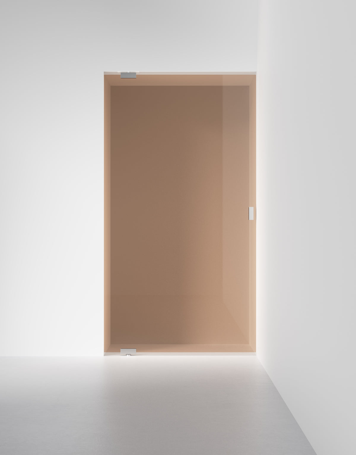 Duschvägg Epic 2 XL måttbeställd, Bronsglas, profilfärg Blankpolerad