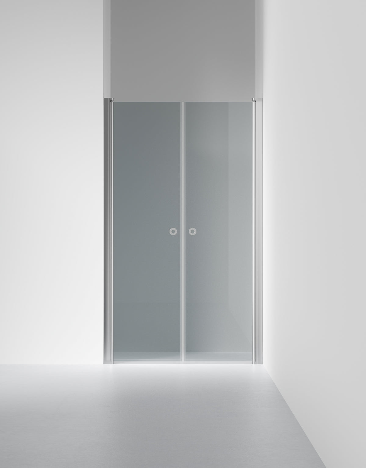 Duschvägg Linc 3 Original, Rokglas, profilfärg Blankpolerad