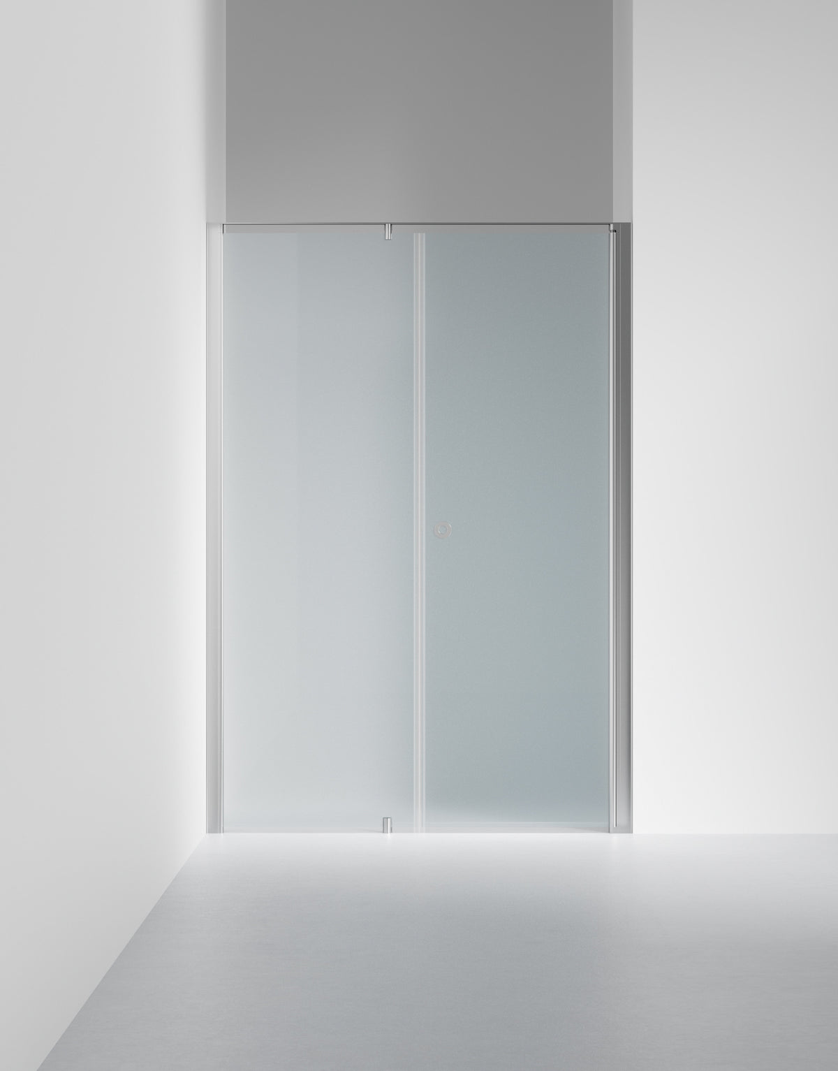 Duschvägg Linc 4 Original, Frostat glas, profilfärg Blankpolerad