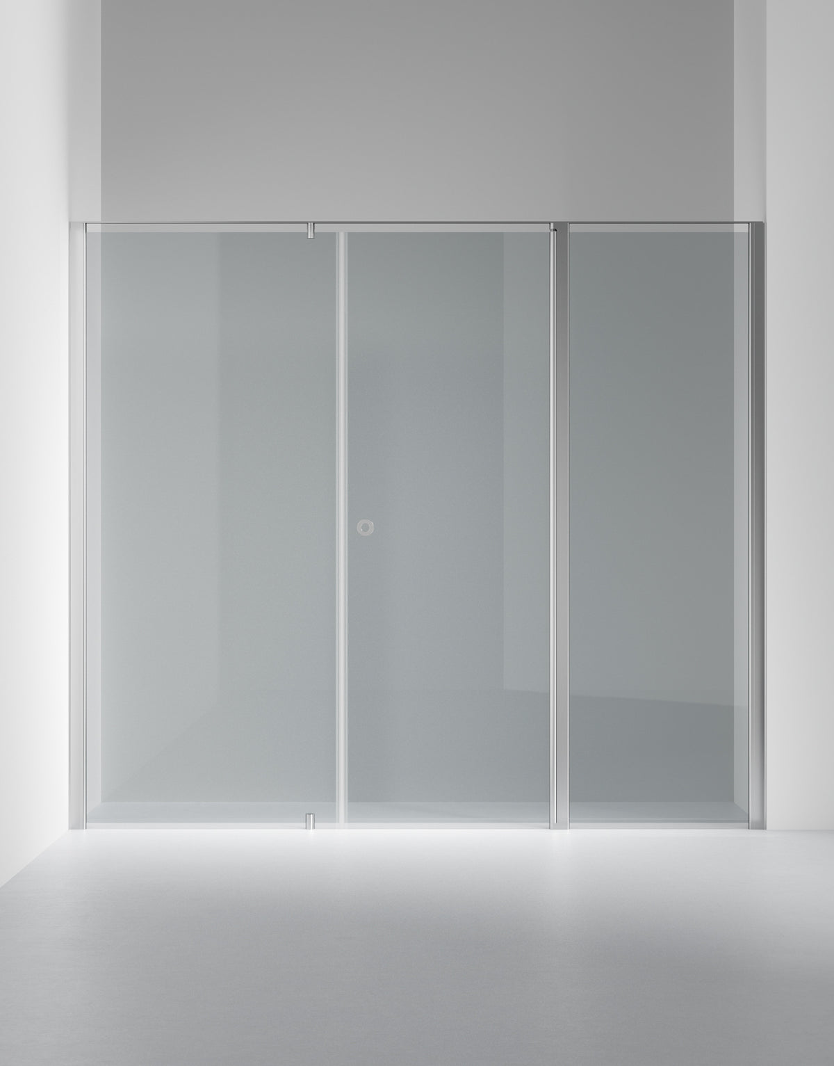 Duschvägg Linc 7 Original, Rokglas, profilfärg Blankpolerad