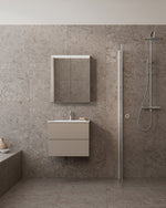 Tvättställsblandare INR Steel Vector Low Brushed Stainless