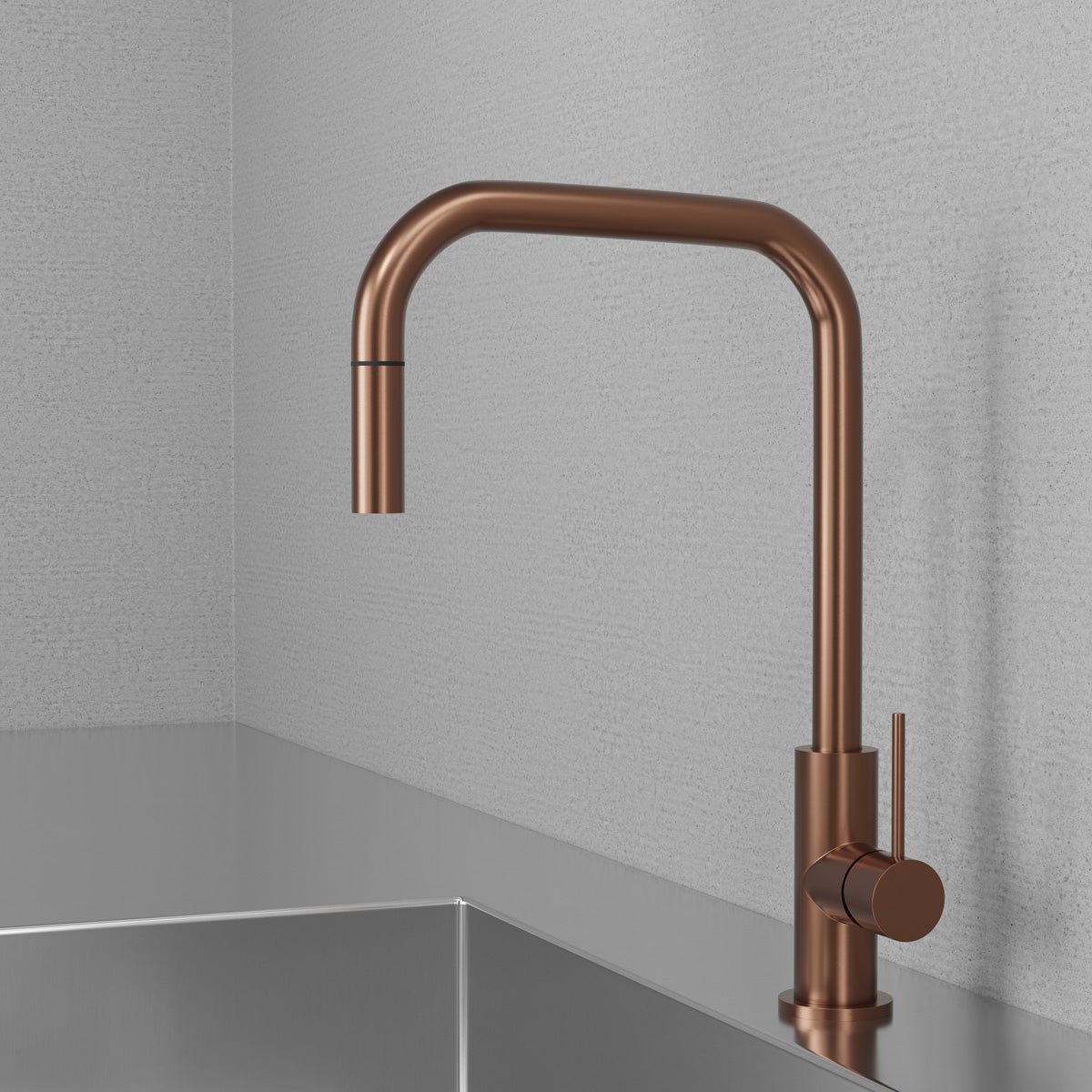 Scandtap Accent Square Amber - köksblandare