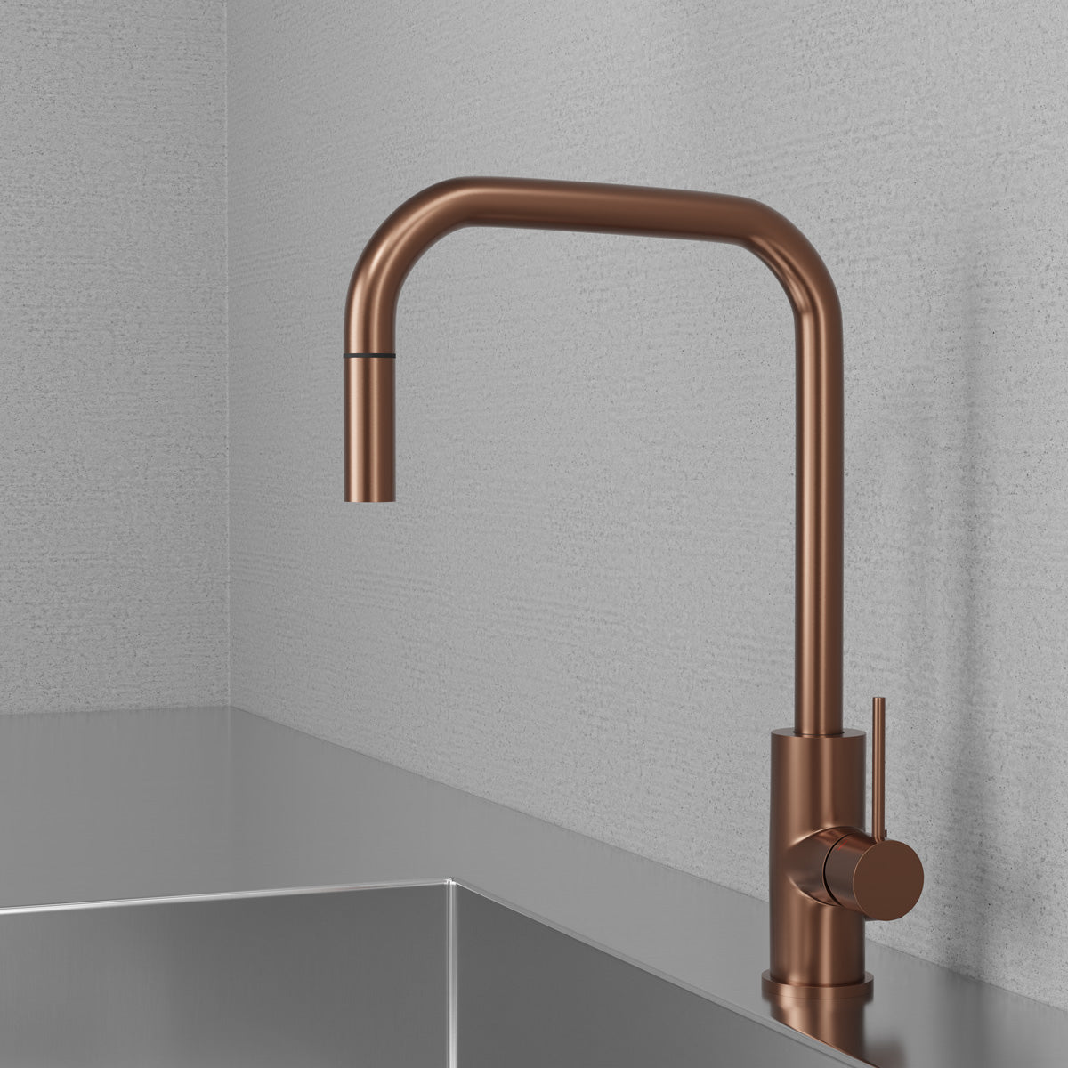 Scandtap Accent Square D Amber - köksblandare