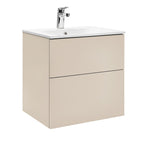 Isella Aqua 60 med tvättställ i mineralkomposit, Linnebeige