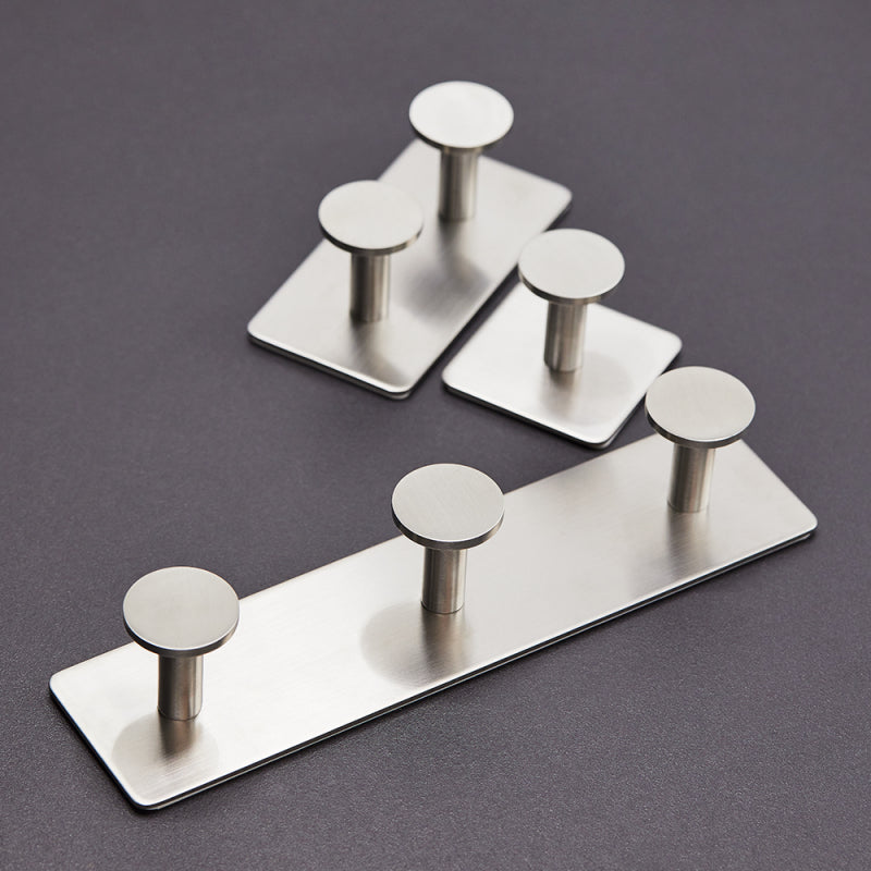Kroklist med 2 krokar Base 210 Borstat rostfritt Beslag Design bild 5