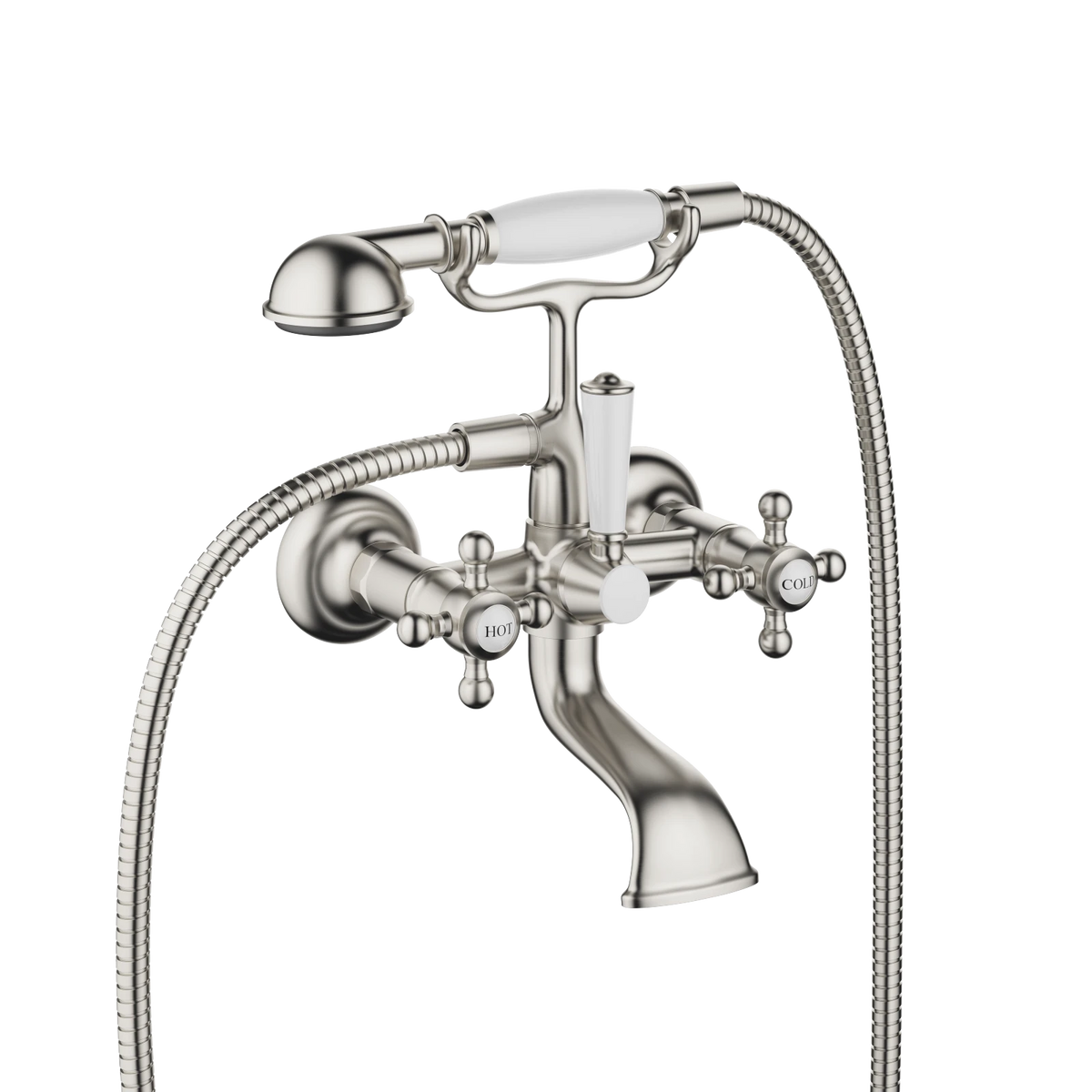 Inbyggd badkarsblandare Dornbracht MADISON Borstad Platina