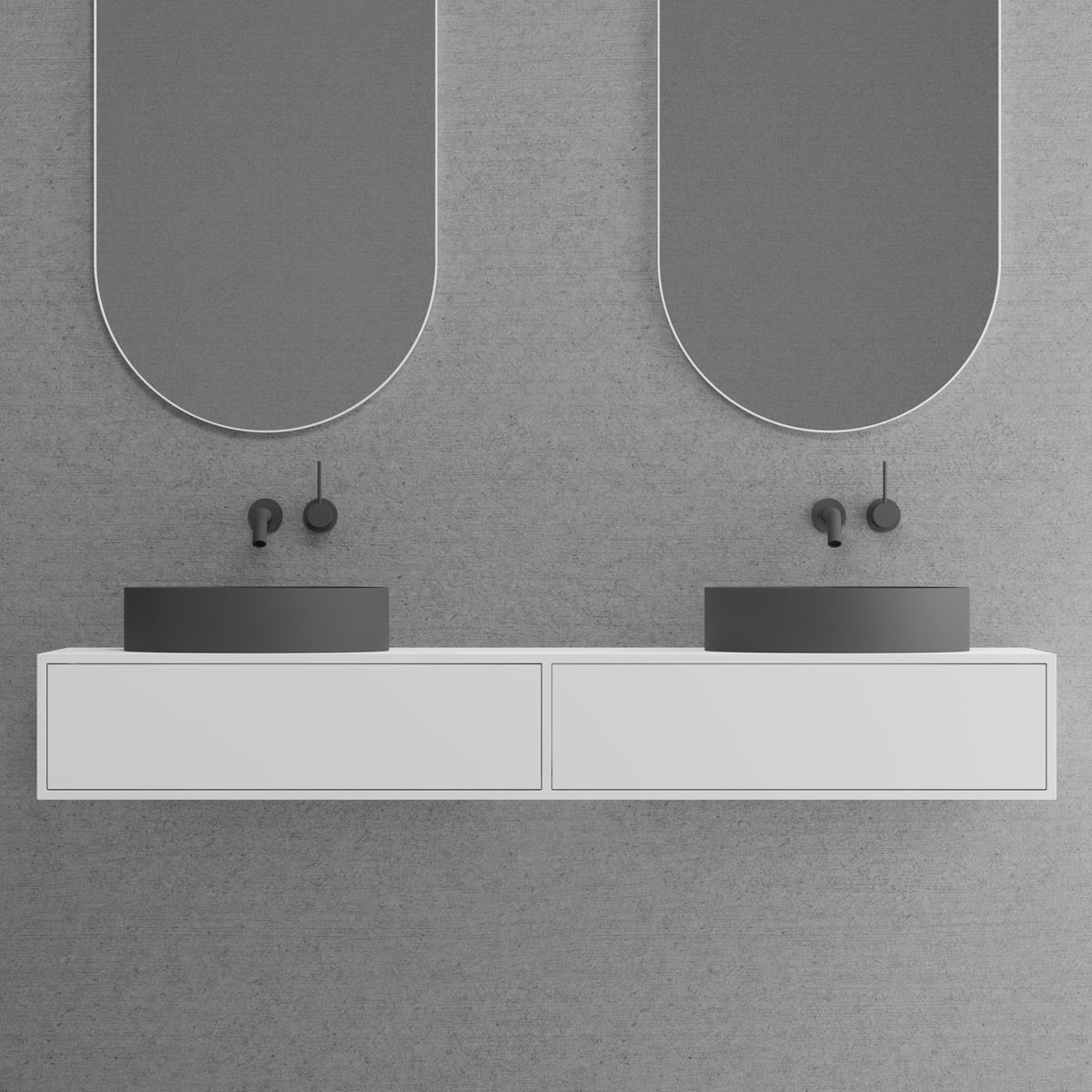 Badrumsmöbel Scandtap Solid S1400