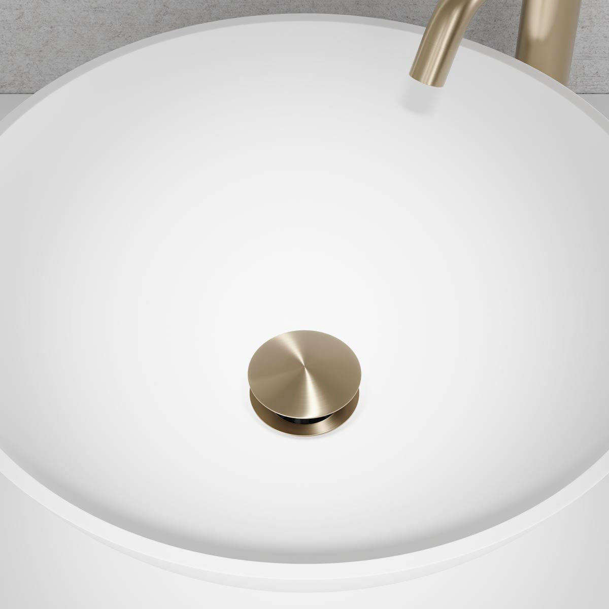 Bottenventil Scandtap Pop-up universal Duo Champagne