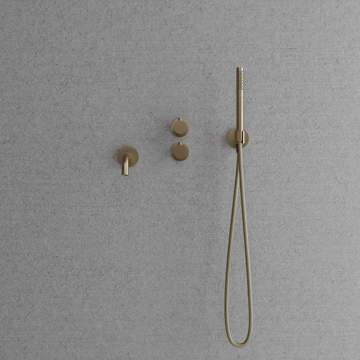 Scandtap Harmonized 4 Champagne - inbyggd badkarsblandare
