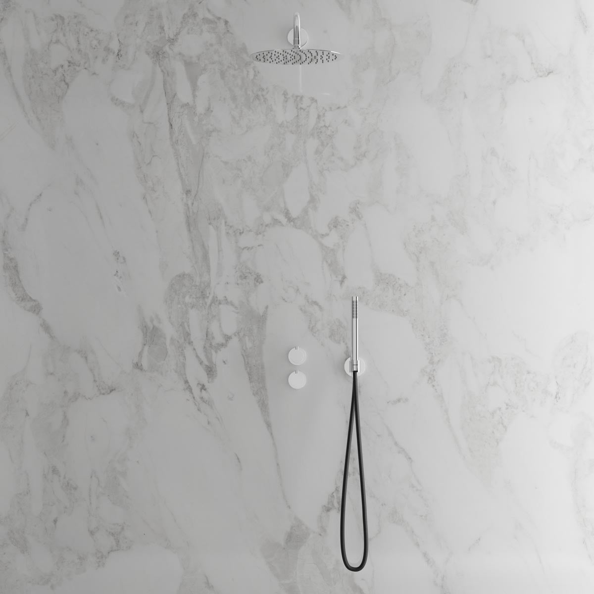 Scandtap Harmonized 2x Classic - inbyggd duschblandare