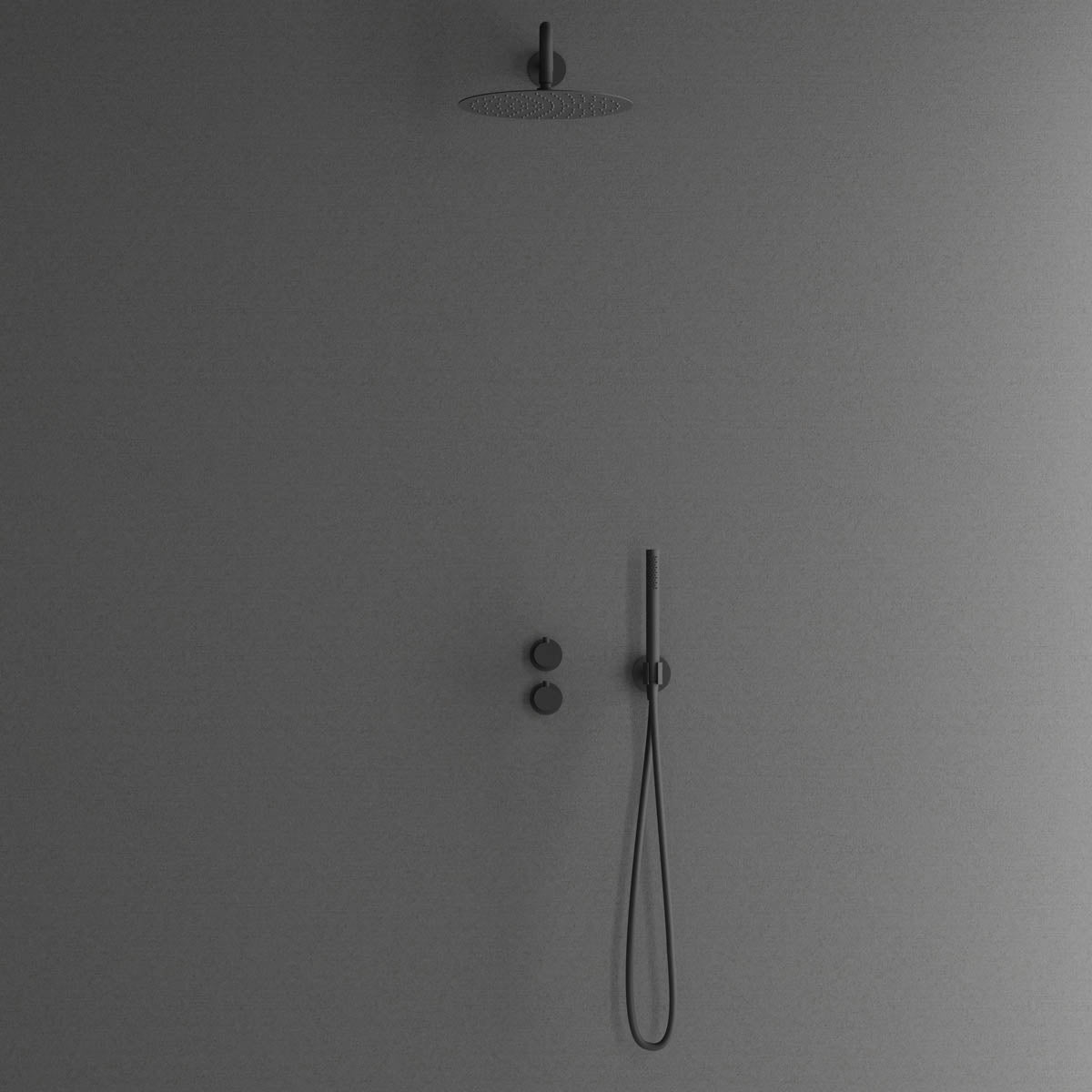 Scandtap Harmonized 2x Coal - inbyggd duschblandare