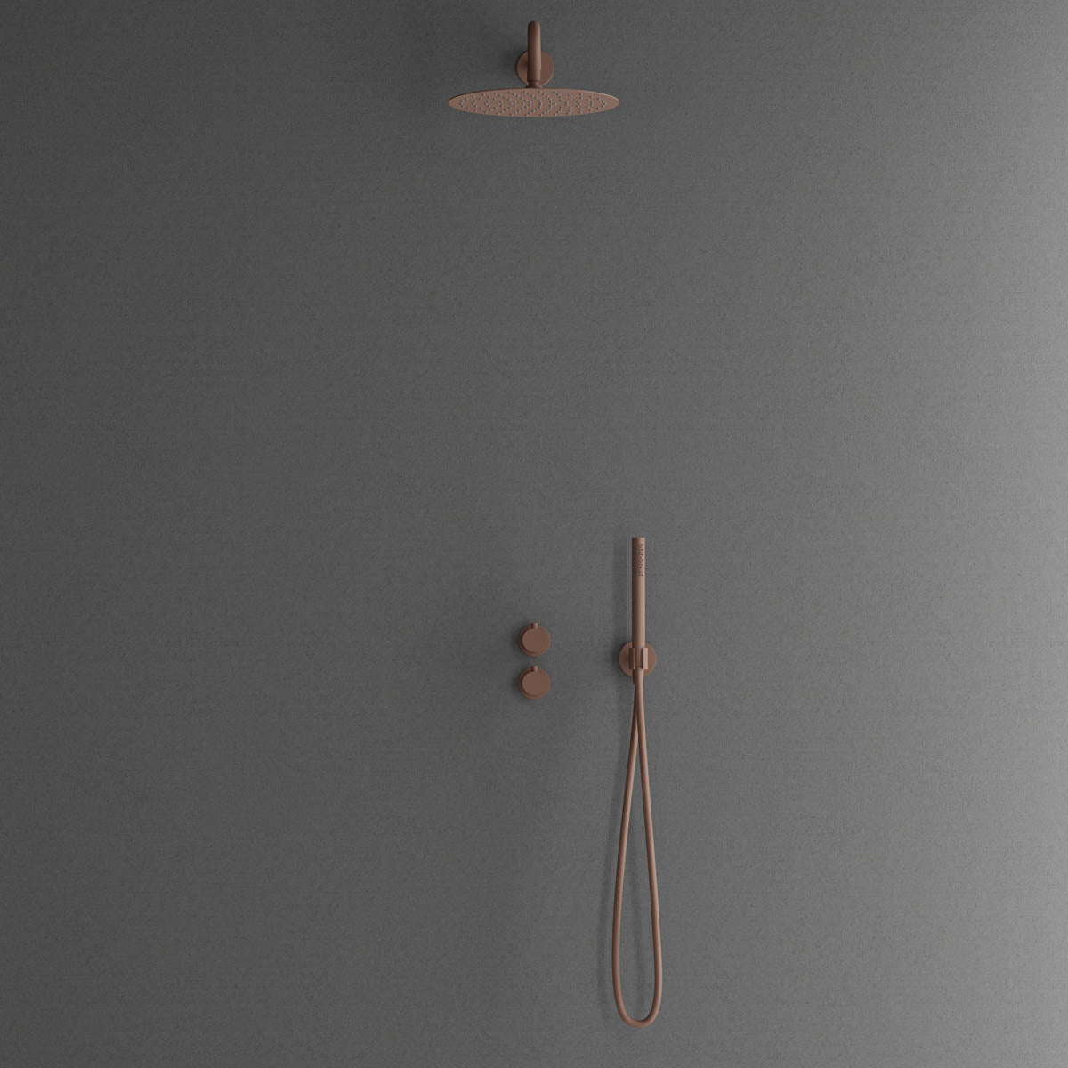 Scandtap Harmonized 2x Rust - inbyggd duschblandare